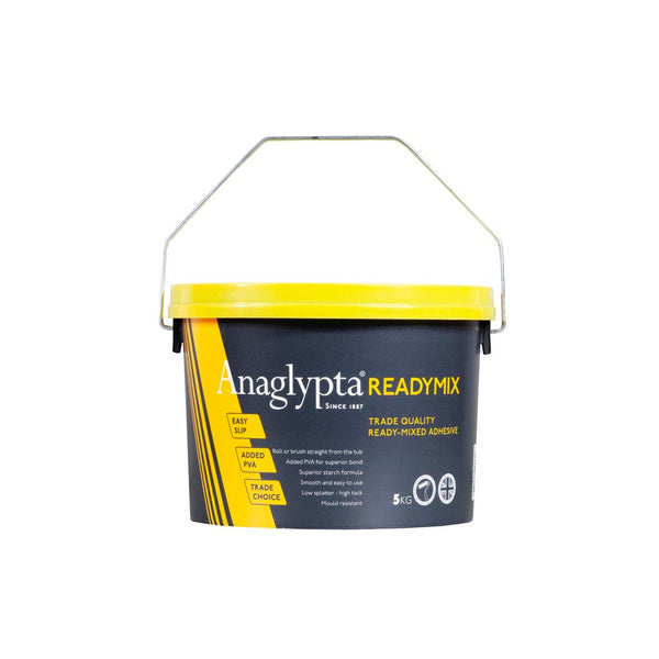 Anaglypta ready mix wallpaper adhesive 5kg tub
