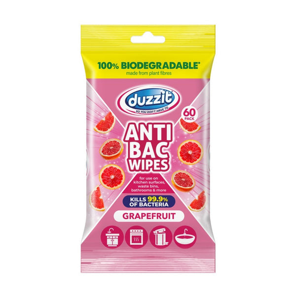 Anti Bac Wipes Grapefruit - Pack 60
