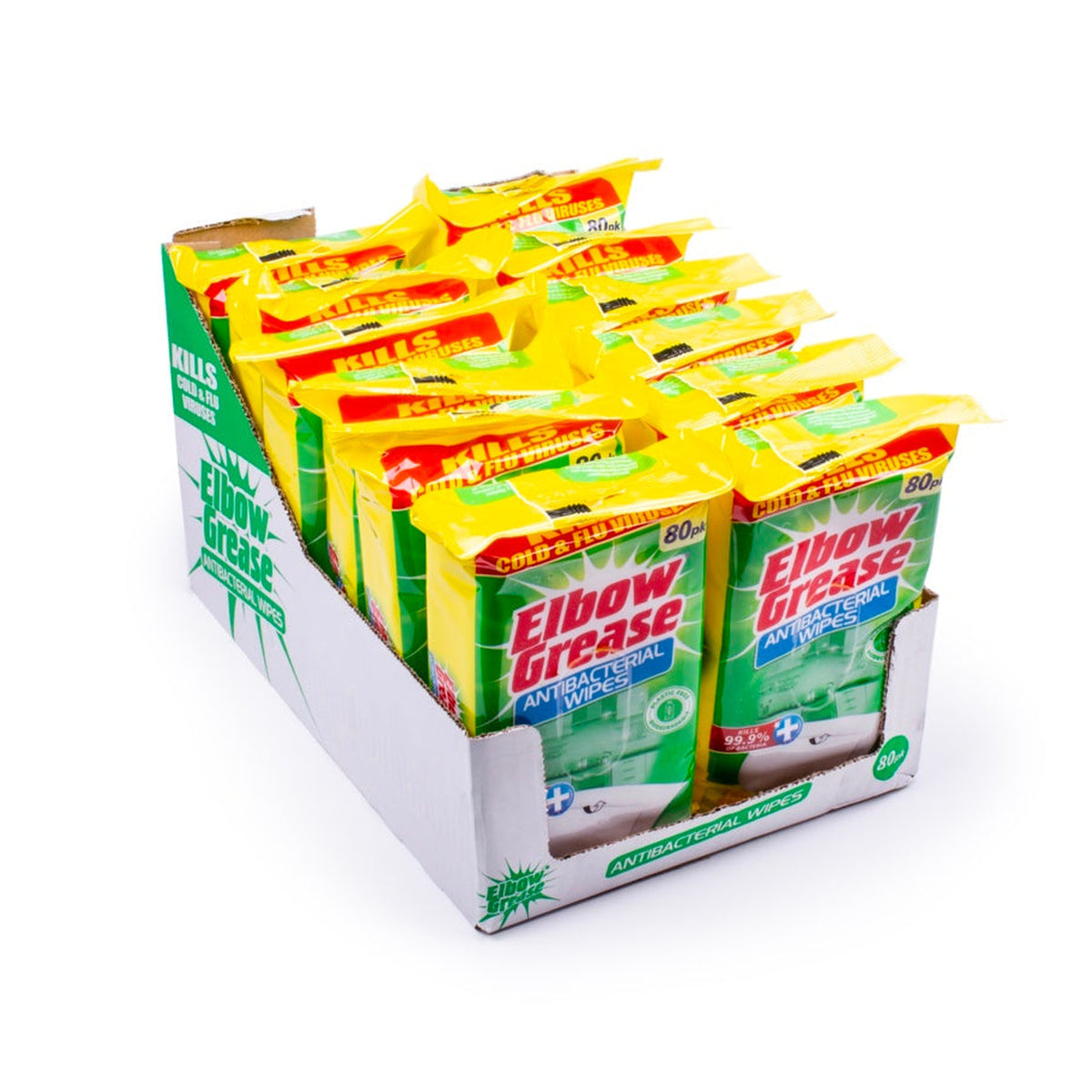 Antibacterial Wipes Lemon Fresh - Pack 80, view 2