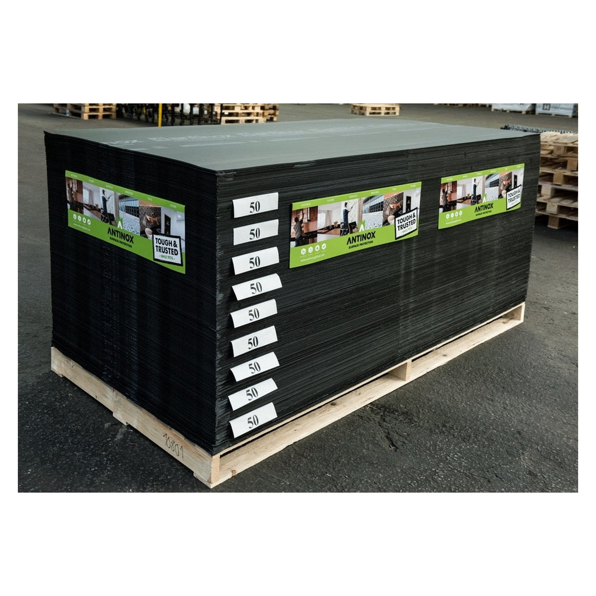 Antinox black recycled protection board 2.4m x 1.2m, view 5