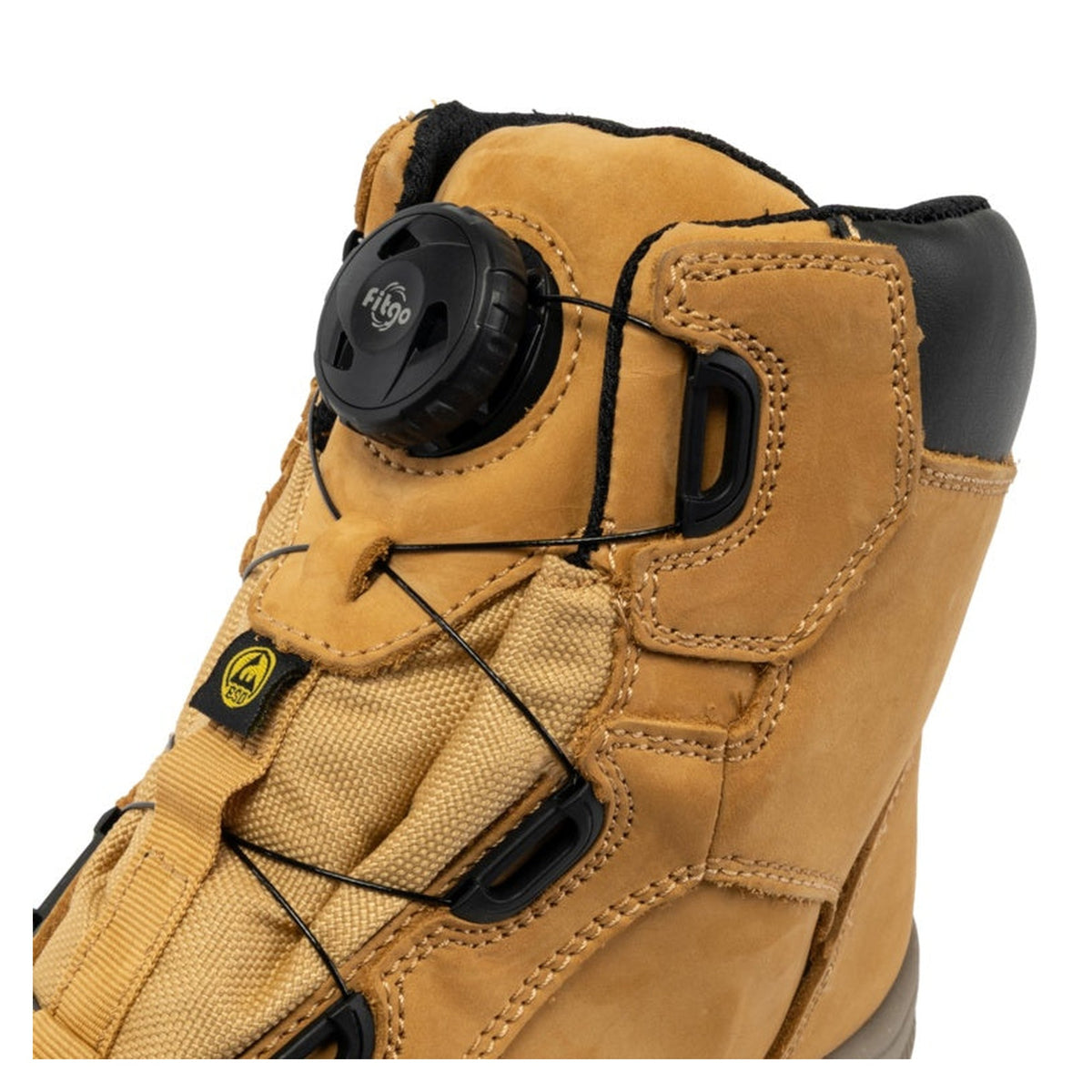 Apache Churchill waterproof wheat safety boot, view 4