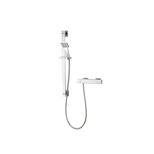 Aqualisa chrome square valve mixer shower