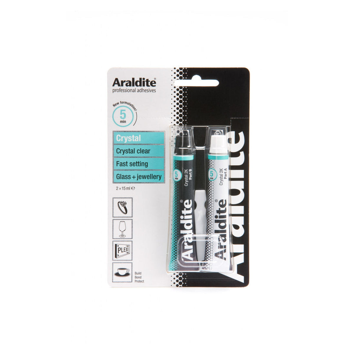 Araldite Rapid Ceramic and Glass 2 x 15ml tubes