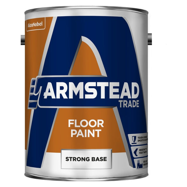 Armstead Trade floor paint 5L tin, strong base