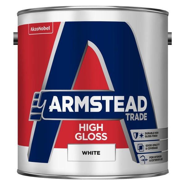 Armstead Trade High Gloss white paint 2.5L