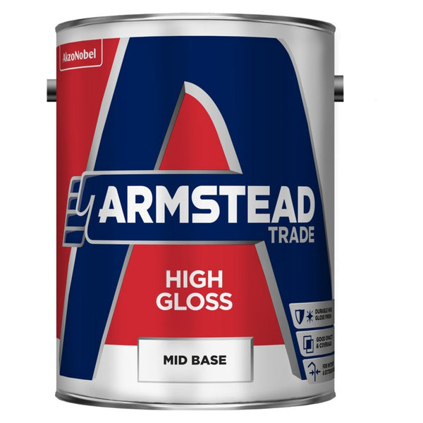 Armstead Trade high gloss mid base 5L tin