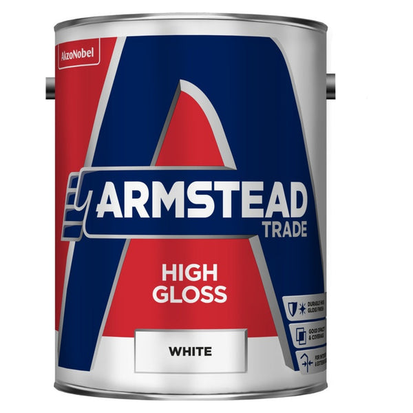 Armstead Trade High Gloss white 5L tin