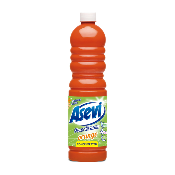 Asevi concentrated orange floor cleaner 1L bottle