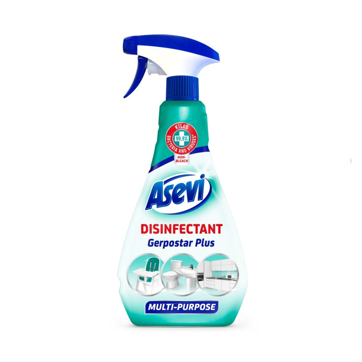 Asevi multi surface disinfectant spray 750ml
