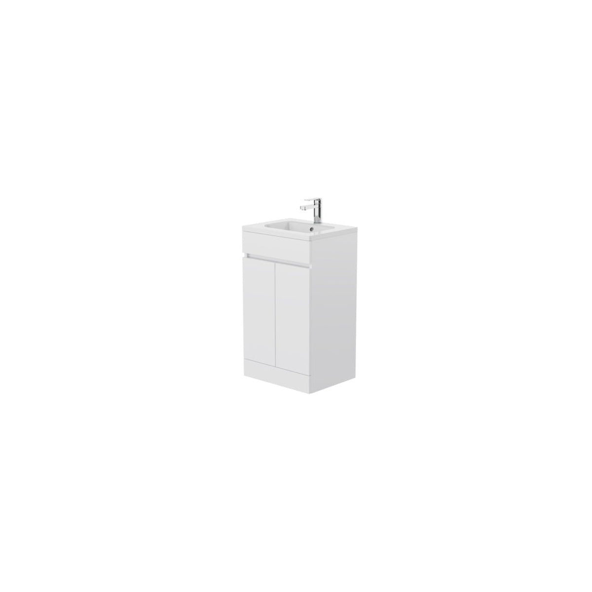 Atlantis 500mm PVC vanity unit with basin