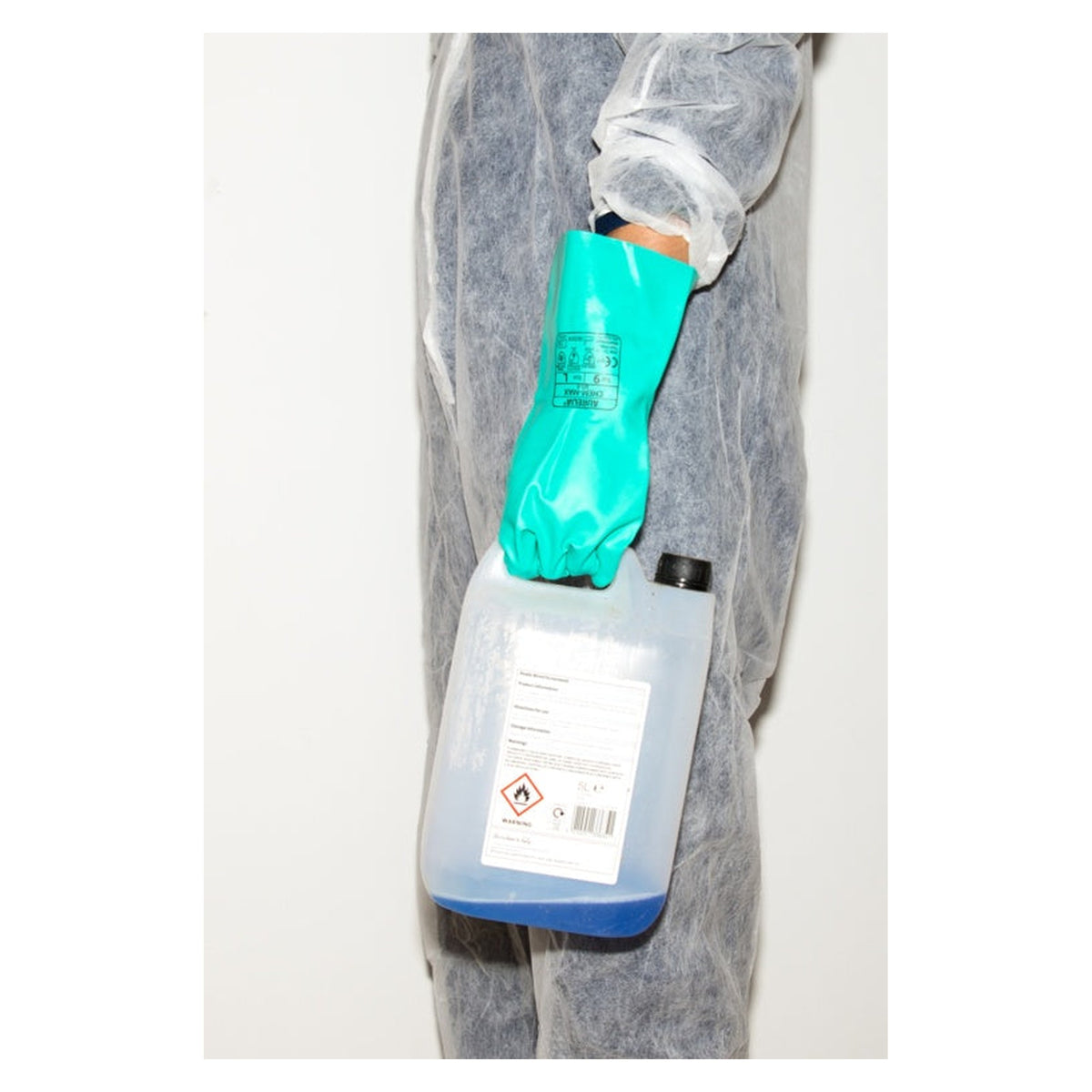 Aurelia Chem Max green nitrile chemical gauntlet, size 9, view 2