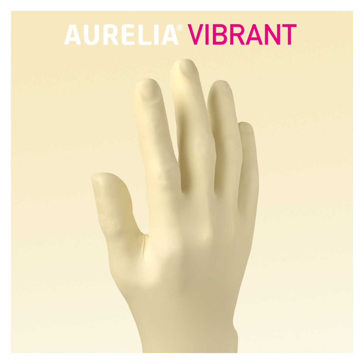Box of 100 Aurelia Vibrant powder-free latex gloves, large, view 2