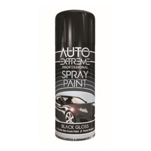 Auto Extreme Black Gloss spray paint 400ml aerosol can