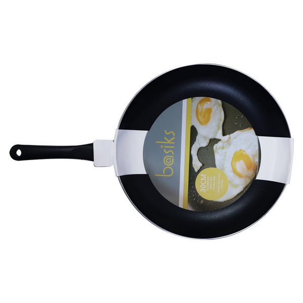 Basiks 30cm black induction frying pan