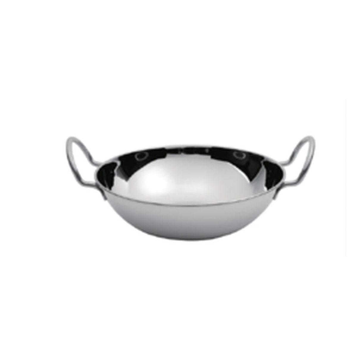Basiks 17cm stainless steel balti dish