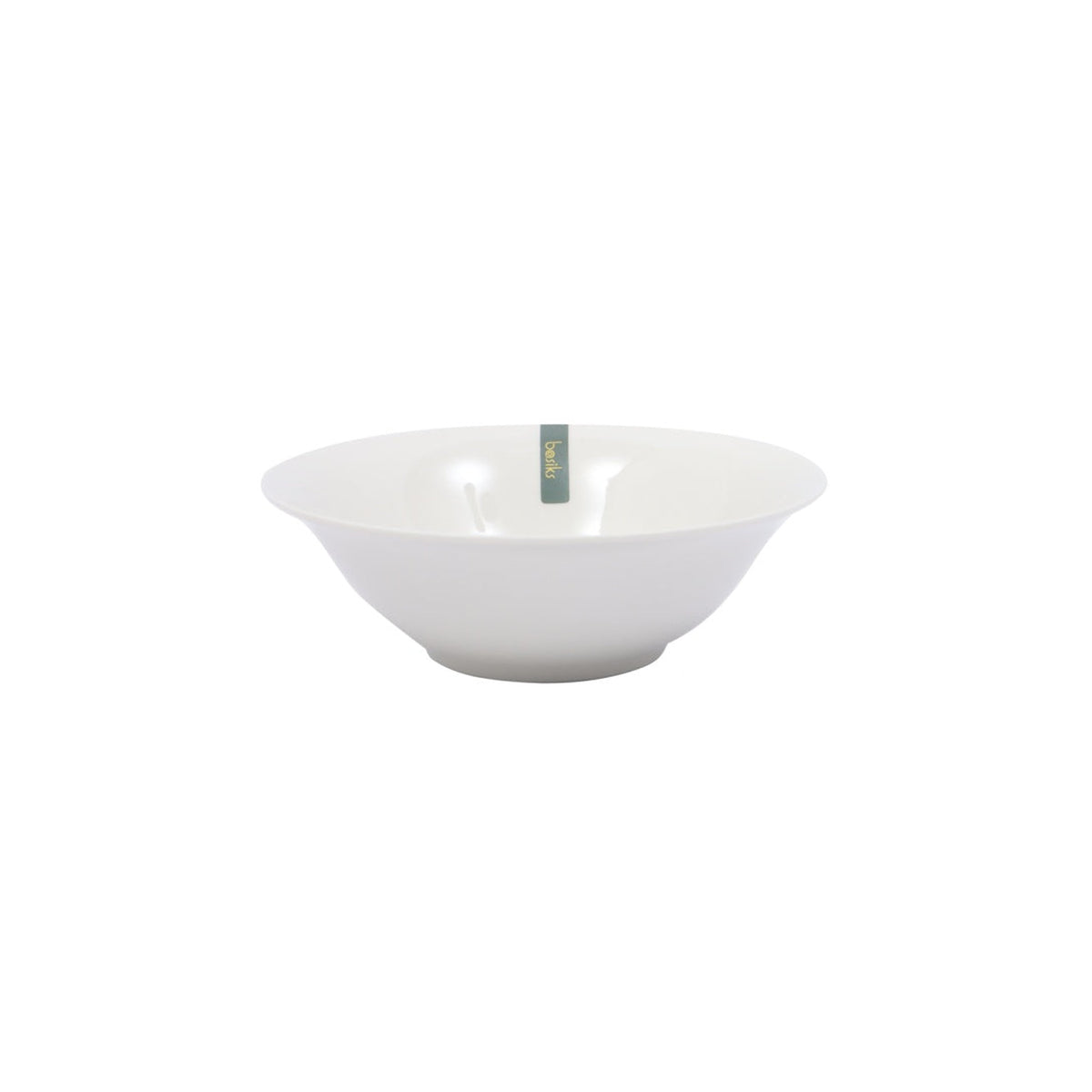 Basiks 7 inch white porcelain bowl