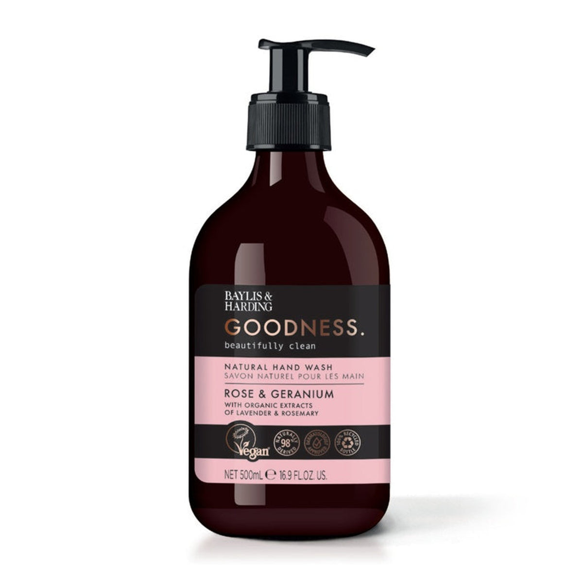 Baylis & Harding Rose & Geranium hand wash 500ml