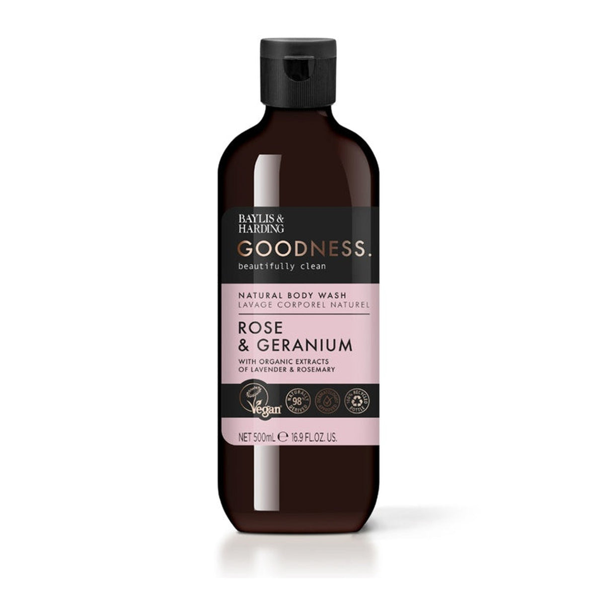 Baylis & Harding Rose & Geranium body wash 500ml