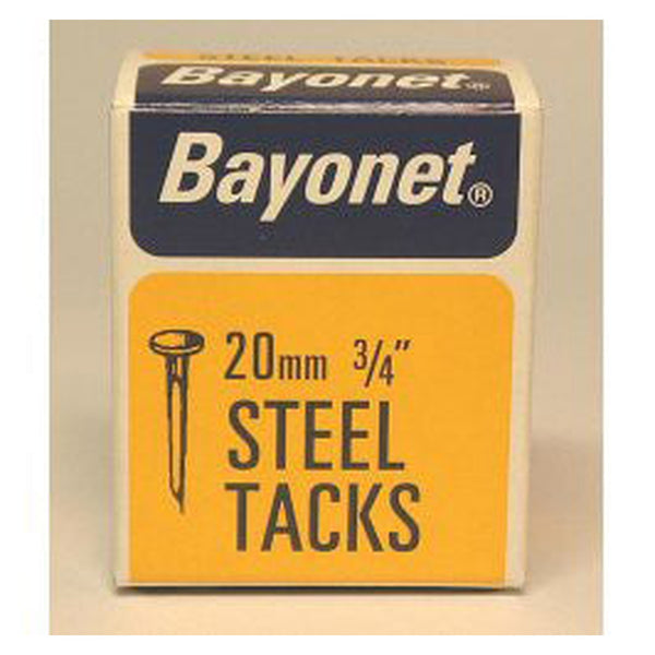Bayonet blue fine cut steel tacks 20mm