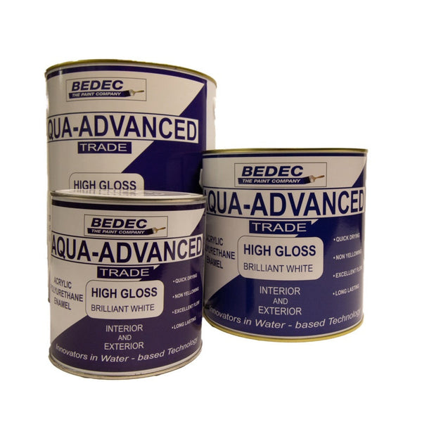 Bedec Aqua Advanced gloss paint 5L Brilliant White