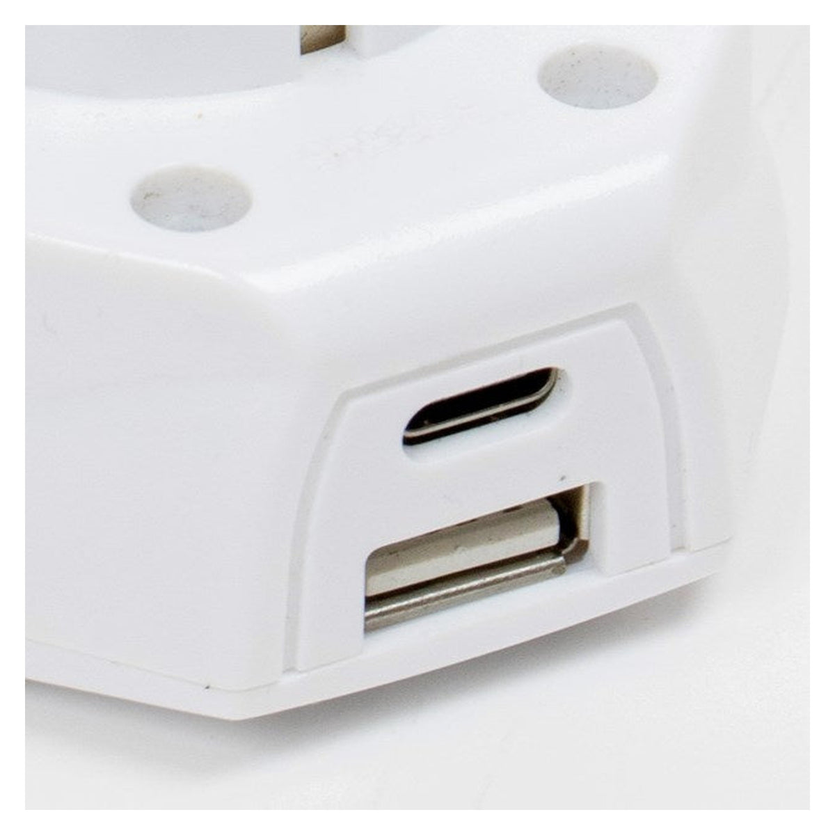 Benross 1 way European travel adaptor with USB ports, view 2