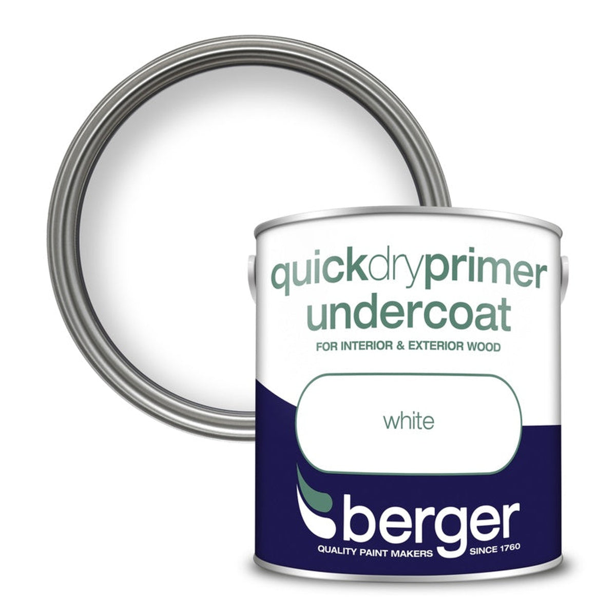 Berger quick dry primer undercoat 2.5L white
