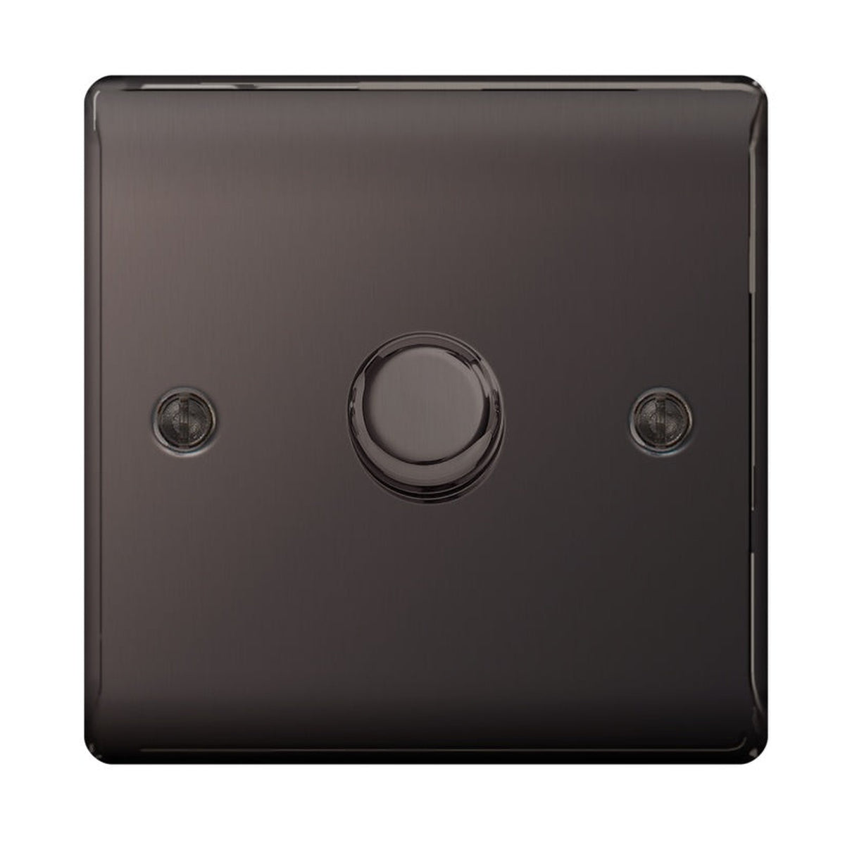 BG black nickel 1 gang 2 way push dimmer switch 400W