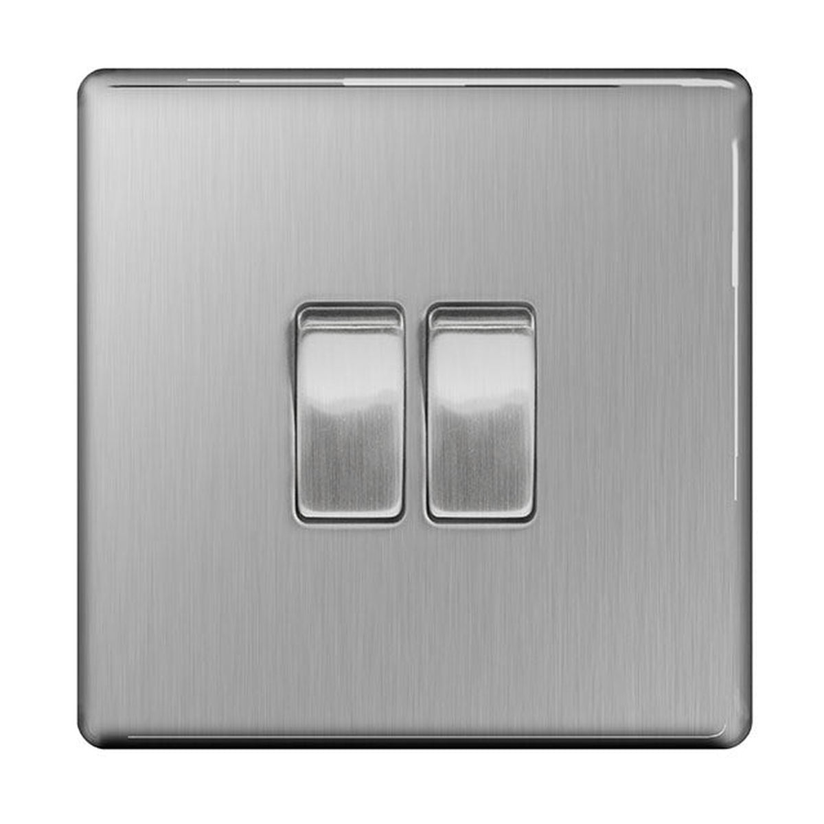 BG 2 gang 2 way 10AX plastic light switch plate