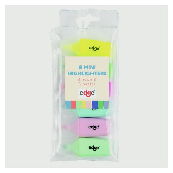 Big Riso Mini Highlighters - Pack 6
