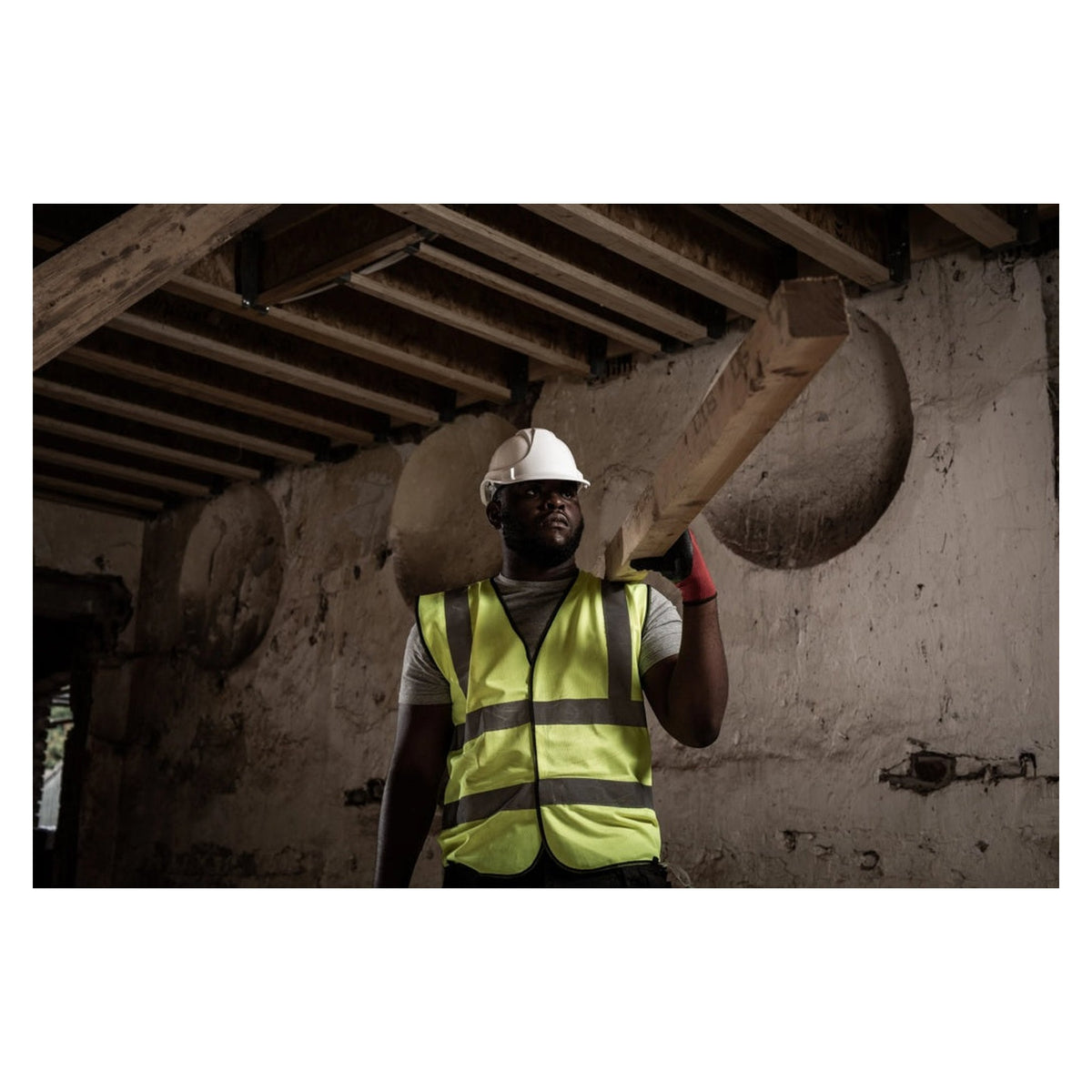 Blackrock white 6 point safety helmet, view 2