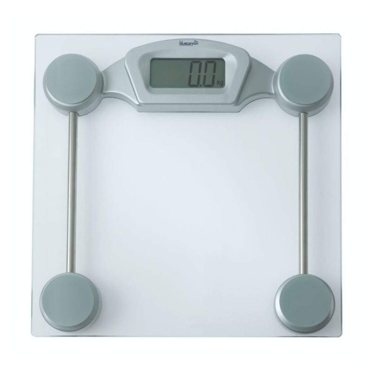 Blue Canyon black glass digital bathroom scale