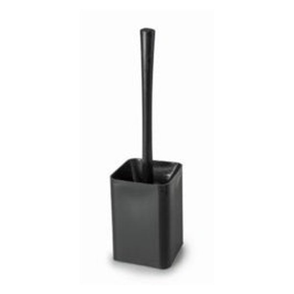 Blue Canyon Spectrum black toilet brush and holder
