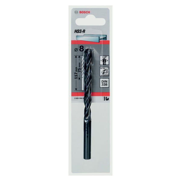Bosch HSS Twist Point TEQ 8mm drill bit