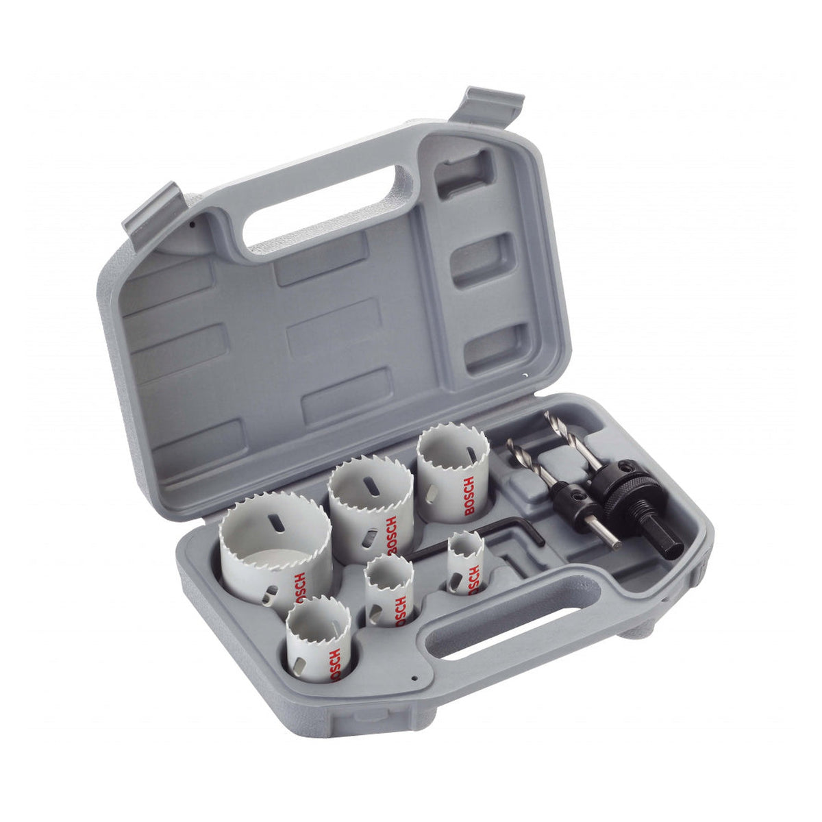 Bosch plumber's 9 piece HSS bi-metal holesaw kit