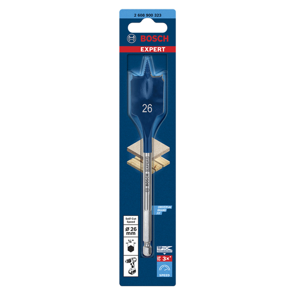 Bosch Selfcut Speed flat bit 26 x 152mm