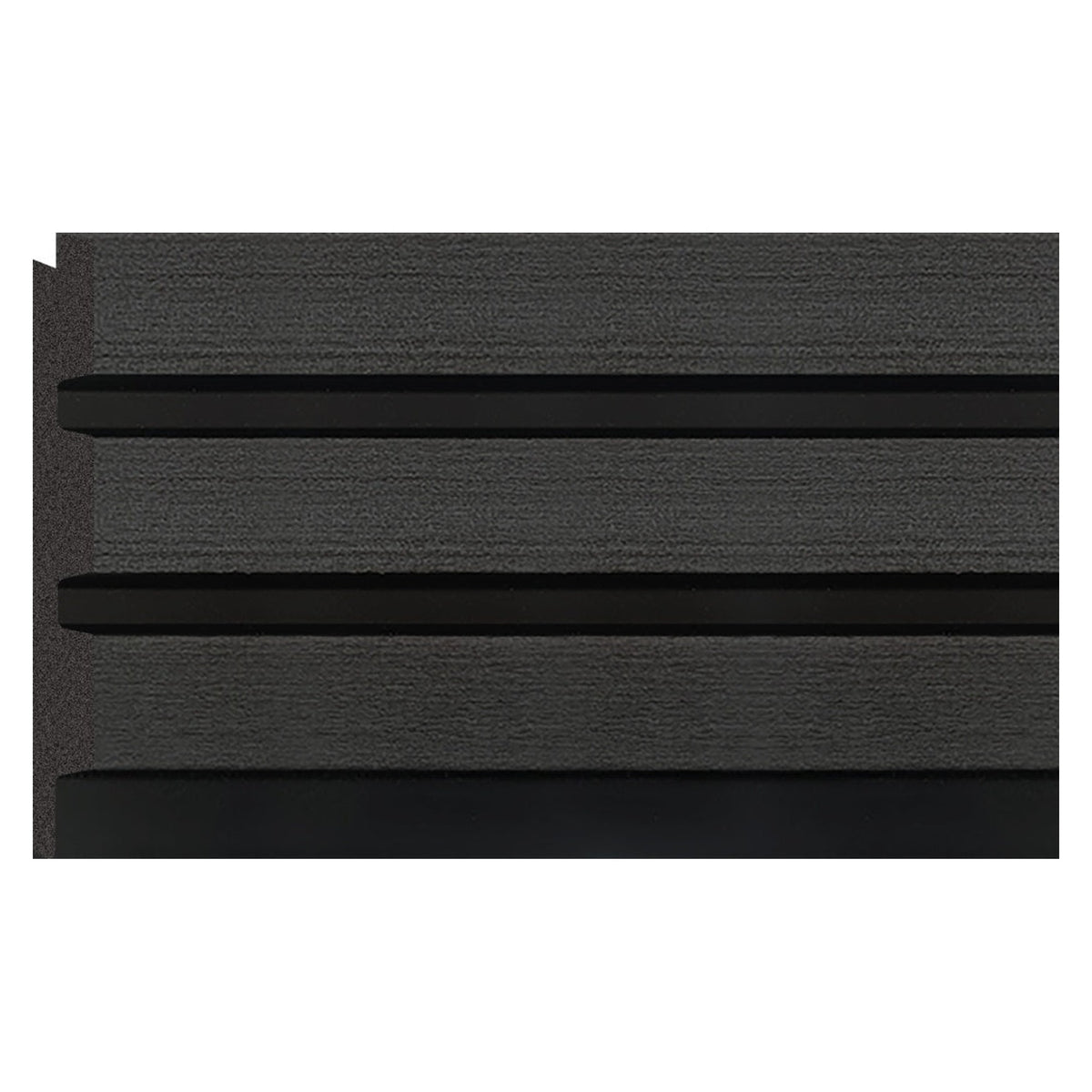 Bosco charcoal 3D slatted wall panel