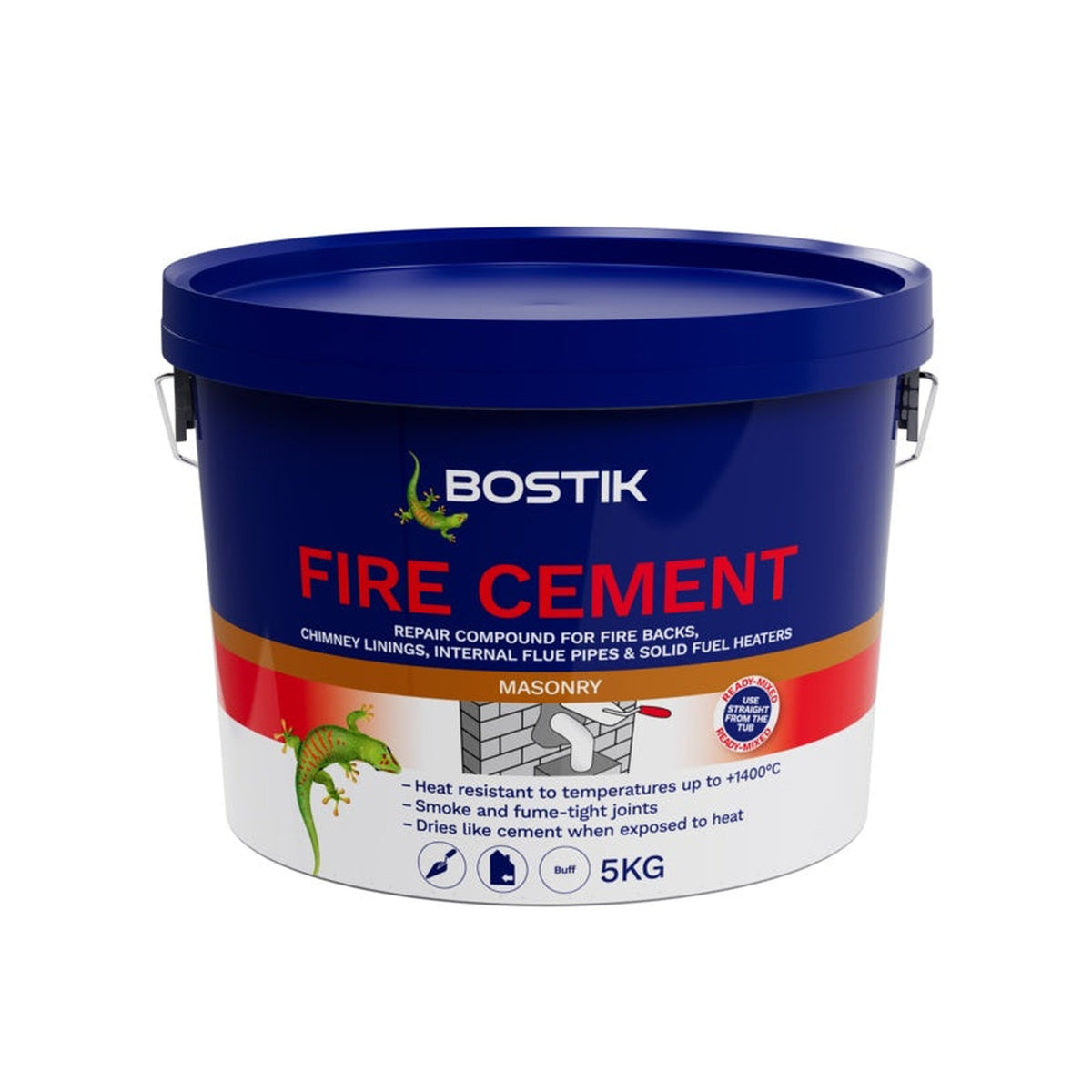 Bostik Fire Cement Buff 5kg