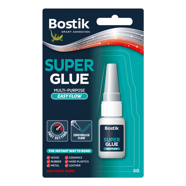 Bostik Super Glue Easyflow 5g bottle