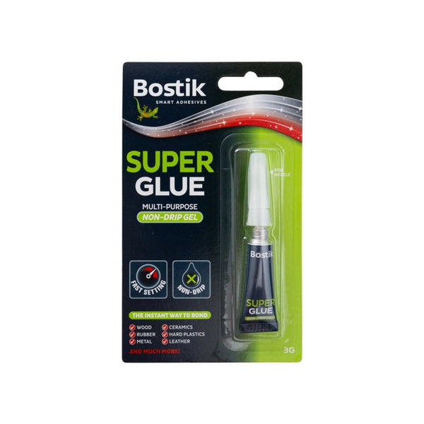 Bostik Super Glue Non Drip Gel 3g blister
