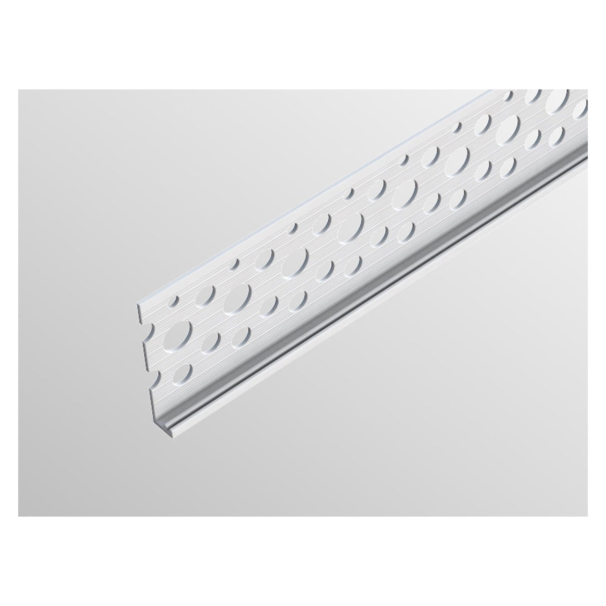 BPC white PVC-U stop bead, 10mm x 3m, view 2