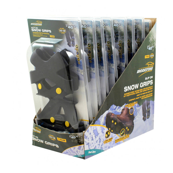 Brookstone snow grips for shoes, size large