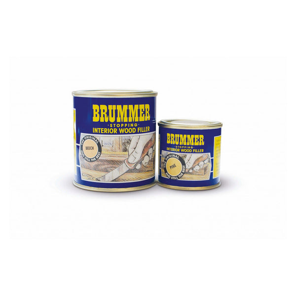 Brummer Yellow Label interior filler 250g in Light Walnut