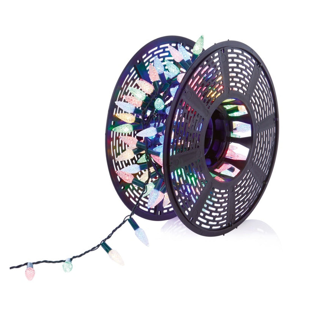 C6 B/Cap Light String Multi LEDs With Timer - 150 LEDs, view 2