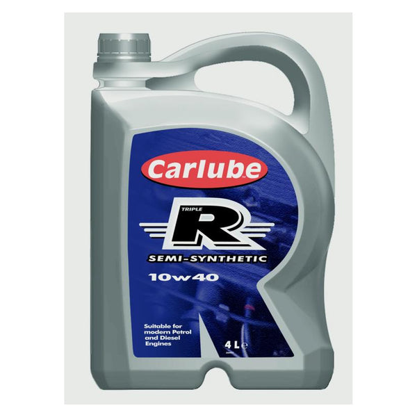Carlube Triple R Semi Synthetic 10W-40 engine oil, 4 litres