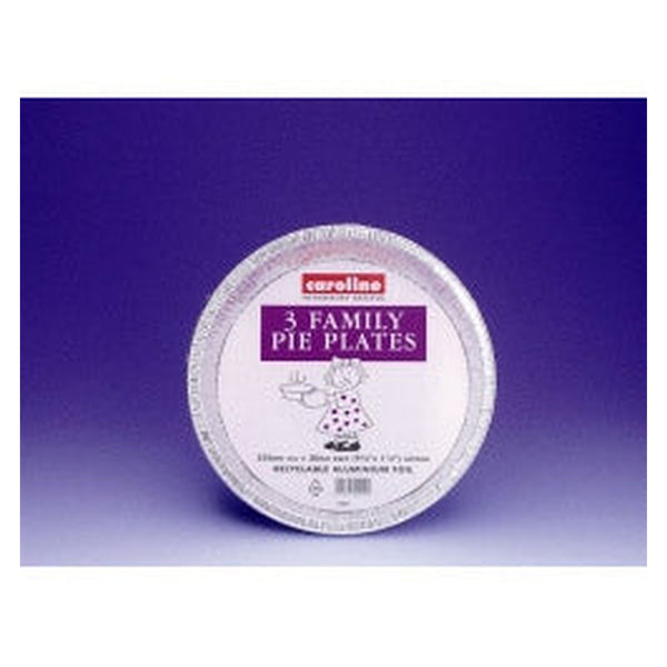 Pack of 3 Caroline 10 inch family pie plates