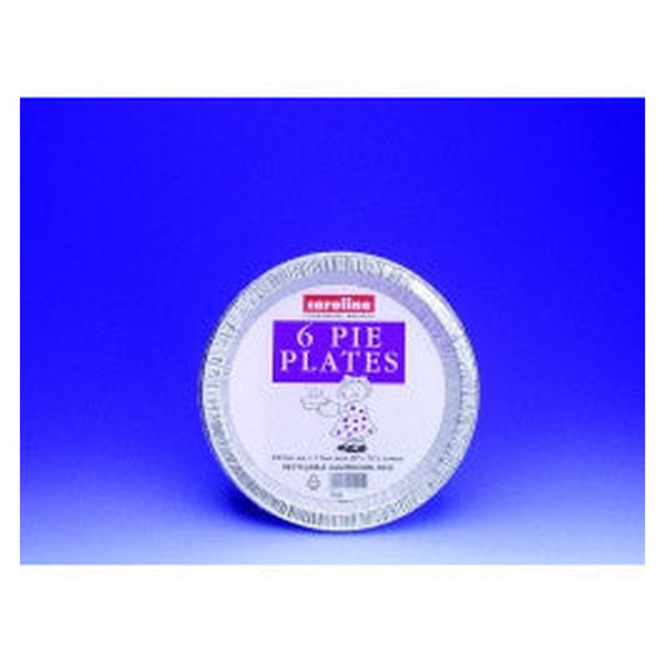 Pack of six Caroline 9 inch foil pie plates