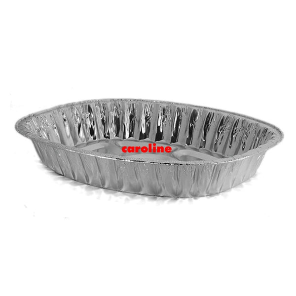 Caroline oval aluminium foil roasting tray
