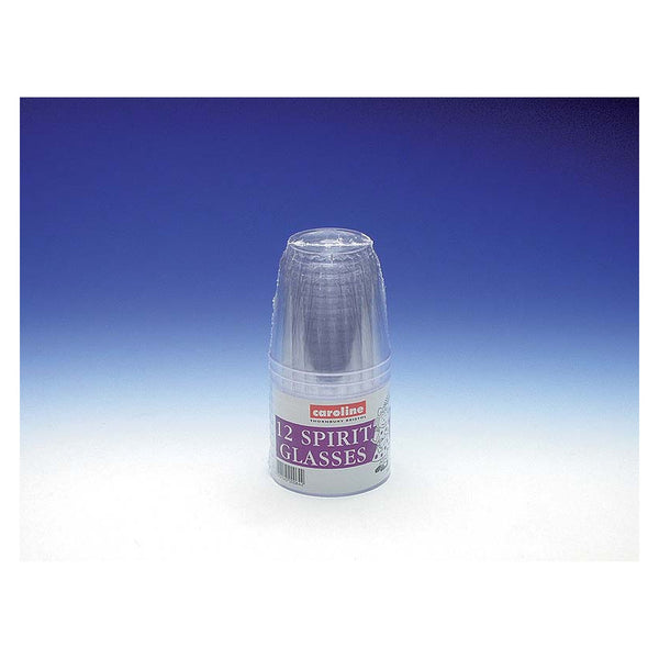 Caroline 250ml spirit glasses, pack of 12