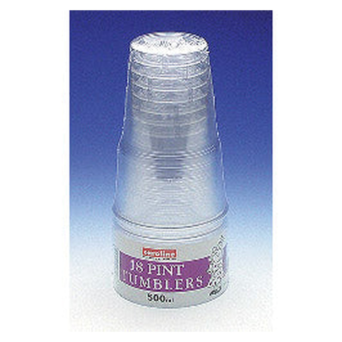 Caroline disposable tumblers half pint pack of 18