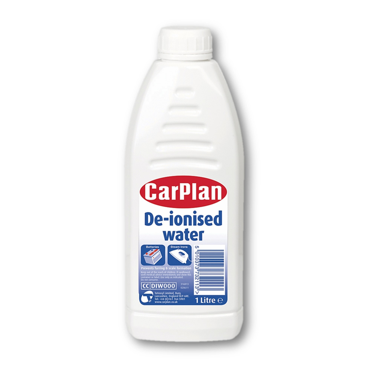 Carplan 1 litre de-ionised water bottle